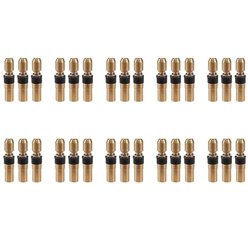 ClAZTyict 60 Stück Dreistufiger Kolben Kopf Hoch Druck Kupfer Kopf 6mm Hoch Druck Pumpe 30Mpa Teile von ClAZTyict