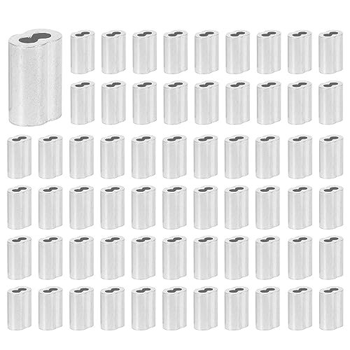 ClAZTyict 600 Stücke 1/16 Kabel Ferrule Set Crimp Schleifen Hülse Aus Aluminium Legierung für Draht Seile ClAZTyict 600 Stücke 1/16 Kabel Ferrule Set Crimp Schleifen Hülse Aus Aluminium Legierung für Draht Seile von ClAZTyict