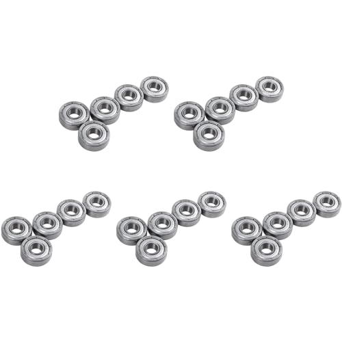 ClAZTyict 607Z 7 x 19 x 6mm Doppelt Geschirmte Rillenkugellager 25 Stk von ClAZTyict