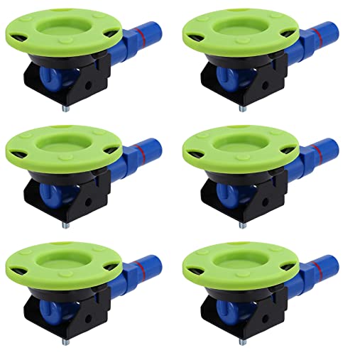 ClAZTyict 6Stück 3 Konkaver Vakuum Becher 75 mm Hoch Leistungs Hand Pumpen Saug Napf mit M6 Gewinde Bolzen von ClAZTyict