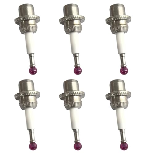 ClAZTyict 6X 3D-Sensor 80.362.00 Taststift M3 4 mm Rubinkugel Keramikschaft CNC-Maschine 1 von ClAZTyict