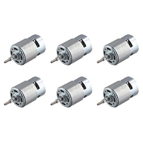 ClAZTyict 6X 755 Gleichstrommotor für Rasentrimmer, 21-V-Grasschneidermotor mit Langer Welle für Effizientes Unkrautschneiden und Trimmen von ClAZTyict