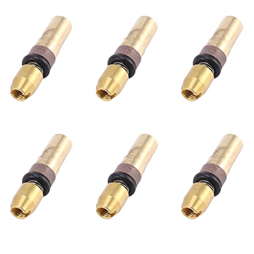 ClAZTyict 6X Drei Stufiger Kolben Kopf Hoch Druck Kupfer Kopf für 6mm 30Mpa Hoch Druck Pumpen Kolben Teile von ClAZTyict