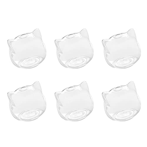 ClAZTyict 6X Katzen FöRmiger Glasvase Hydroponische Pflanzen Blumen Vase Glasbehälter Behälter Dekoratives Kunstgeschenk ClAZTyict 6X Katzen FöRmiger Glasvase Hydroponische Pflanzen Blumen Vase Glasbehälter Behälter Dekoratives Kunstgeschenk von ClAZTyict