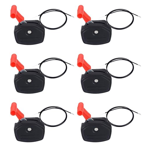 ClAZTyict 6X Universal Schalter Hebel Bedien & 56 Gas Zug Kit Fuer Rasen Maeher Rasen Maeher Teile Garten Geraete von ClAZTyict