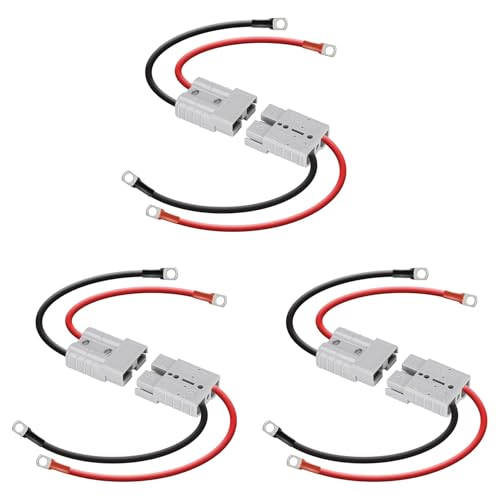 ClAZTyict 6x Anderson-Stecker 50 A Kit Anderson-Stecker 8 Gauge 30 cm Batteriekabel Wasserdichte Schnellverbinder für Lifepo4 von ClAZTyict