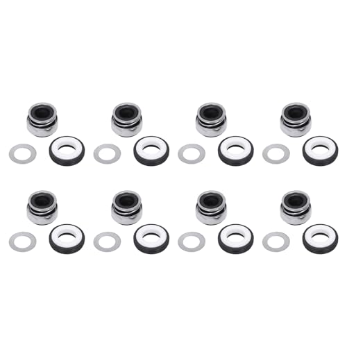 ClAZTyict 8Stck 12-mm-Schraubenfeder-Gummibalgpumpen-Gleitringdichtung 301-12 von ClAZTyict