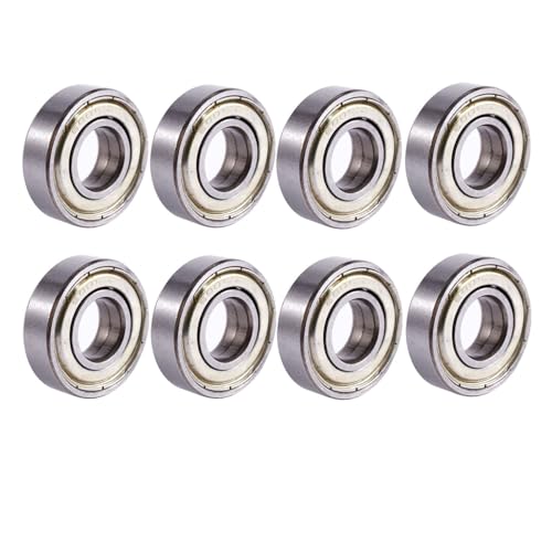 ClAZTyict 8X 6001ZZ Doppelte Geschirmte Rillenkugellager 28mm X 12mm X 8mm von ClAZTyict