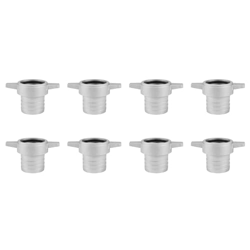 ClAZTyict 8X Wasser Pumpen AnschlüSse 2 Aluminium Rohr Verbindung SchlüSsel mit Gummi Dichtung Pumpen Anschluss Rohr Anschluss von ClAZTyict