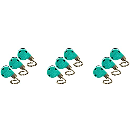 ClAZTyict 9 Pack Decken Lüfter Schalter 3 Geschwindigkeit 4 Draht Ohr ZE-268S6 Lüfter Ziehen Ketten Schalter Geschwindigkeit Regler von ClAZTyict