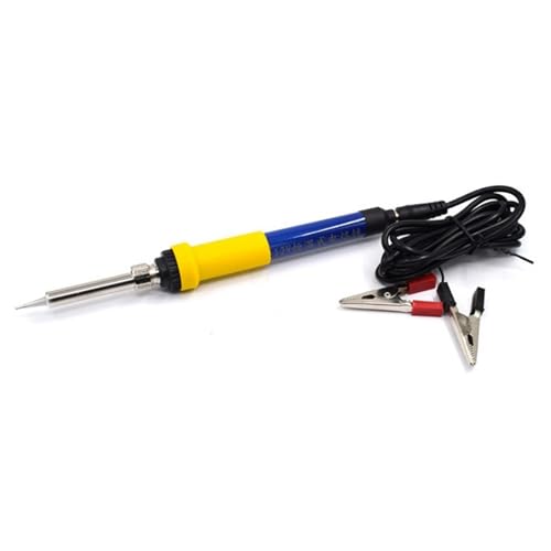 ClAZTyict DC 12V Tragbarer LöTkolben Niederspannung Auto Batterie 60W SchweißEn Werkzeug Reparatur Werkzeuge mit Cilp von ClAZTyict