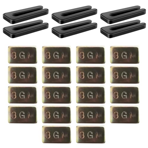 ClAZTyict Deckenventilator-Blattausgleichsset, 6-Teiliges, Elastisches Ventilatorblatt-Ausgleichsset, 18-Teiliges, Selbstklebendes 3-G-Deckenventilatorgewicht Aus Metall, Langlebig, Einfach zu Install ClAZTyict Deckenventilator-Blattausgleichsset, 6-Teiliges, Elastisches Ventilatorblatt-Ausgleichsset, 18-Teiliges, Selbstklebendes 3-G-Deckenventilatorgewicht Aus Metall, Langlebig, Einfach zu Install von ClAZTyict
