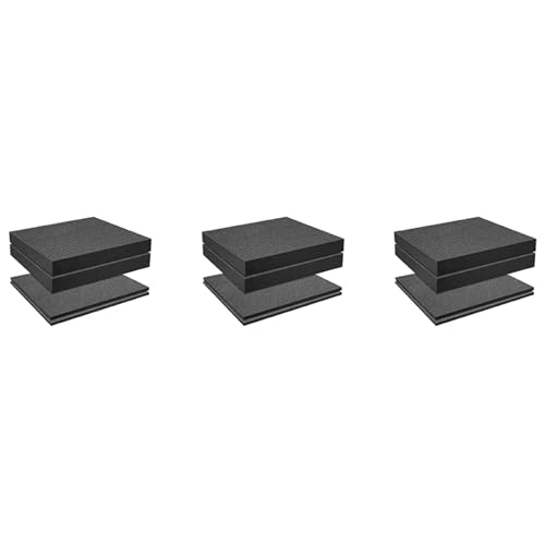 ClAZTyict Gitterschaum-WüRfelschaum, 6 StüCk 300 X 300 X 50 Mm/6 StüCk 300 X 300 X 10 Mm, Schaumstoff für Werkzeugkasten, Kamerakoffer, Koffereinsatz, Werkzeug von ClAZTyict