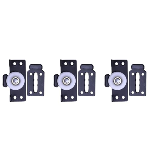 ClAZTyict Hardware Zubehör 12 Stuecke Pack Schiebe Tuer Kleider Schrank Riemen Scheibe Tuer Schiebe Tuer Kleines Haengendes Rad Stille Schiebe Tuer Rad von ClAZTyict