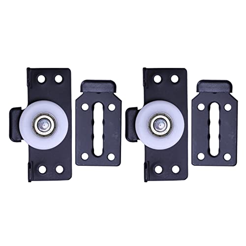 ClAZTyict Hardware Zubehör 4 Stuecke Pack Schiebe Tuer Kleider Schrank Riemen Scheibe Tuer Schiebe Tuer Kleines Haengendes Rad Stille Schiebe Tuer Rad von ClAZTyict