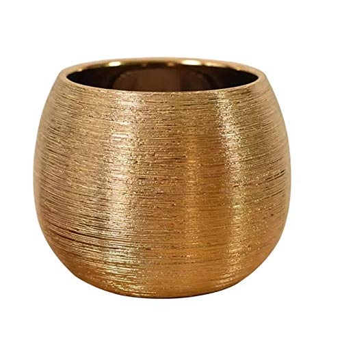ClAZTyict Keramik Blumen Topf Pflanzer Einzigartiger Vergoldeter Kreativer Blumen Topf Sukkulenter Blumen Topf Blumen Vase Blumen Topf ClAZTyict Keramik Blumen Topf Pflanzer Einzigartiger Vergoldeter Kreativer Blumen Topf Sukkulenter Blumen Topf Blumen Vase Blumen Topf von ClAZTyict