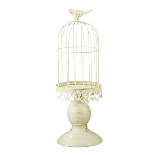 ClAZTyict Kerzenhalter im Vintage-Stil, Vogelkäfig, für Hochzeit, Tischdekoration, Requisiten, Hochzeitsdekoration, Kerzenhalter Aus Metall, Langlebig, S ClAZTyict Kerzenhalter im Vintage-Stil, Vogelkäfig, für Hochzeit, Tischdekoration, Requisiten, Hochzeitsdekoration, Kerzenhalter Aus Metall, Langlebig, S von ClAZTyict