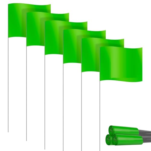 ClAZTyict Markierungsflaggen Markierungsflaggen für Rasen, 30er-Pack, Kleine PVC-Flaggen, Markierungsflaggen, Rasenflaggen, Gartenflaggen, Vermessungsflaggen, Langlebig, Einfach zu Verwenden, Grün ClAZTyict Markierungsflaggen Markierungsflaggen für Rasen, 30er-Pack, Kleine PVC-Flaggen, Markierungsflaggen, Rasenflaggen, Gartenflaggen, Vermessungsflaggen, Langlebig, Einfach zu Verwenden, Grün von ClAZTyict