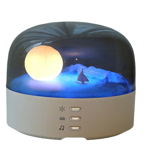 ClAZTyict Nachtlicht Bluetooth Lautsprecher Nachttischlampe Mond Atmosphärenlampe 2 in 1 Bluetooth Musiklampe Wiederaufladbare LED-Lampen-B ClAZTyict Nachtlicht Bluetooth Lautsprecher Nachttischlampe Mond Atmosphärenlampe 2 in 1 Bluetooth Musiklampe Wiederaufladbare LED-Lampen-B von ClAZTyict
