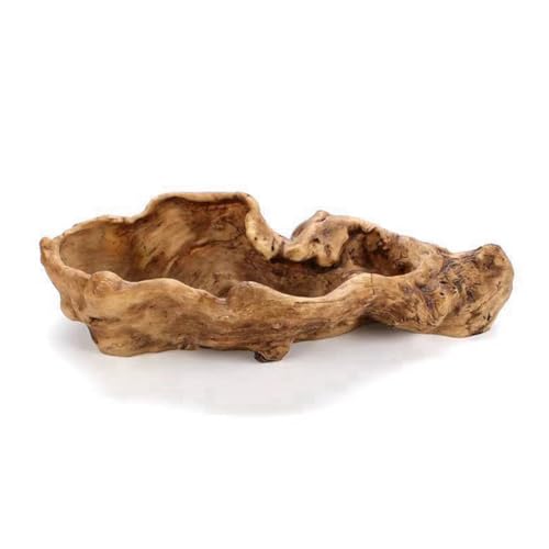 ClAZTyict Pastoraler Retro-Landschafts-Blumentopf, Kunstharz, Baumstumpf-Pflanzgefäß, Künstliche Treibholz-Skulptur, Rustikale Sukkulente von ClAZTyict