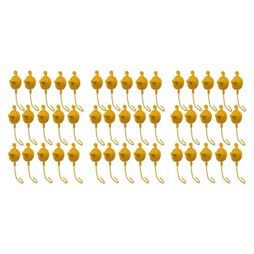 ClAZTyict Pflanzen-Yoyo-WachstumsaufhäNger mit Stopper, Verstellbare Zimmerpflanzen-StüTze Yo-Yo (45Er-Pack) von ClAZTyict