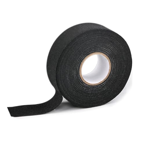 ClAZTyict Schwarzes Auto-Flanellband, Schwer Entflammbar, Isolierendes Klebeband, Samtband, Kabelbaumband, 9 mm X 25 M ClAZTyict Schwarzes Auto-Flanellband, Schwer Entflammbar, Isolierendes Klebeband, Samtband, Kabelbaumband, 9 mm X 25 M von ClAZTyict
