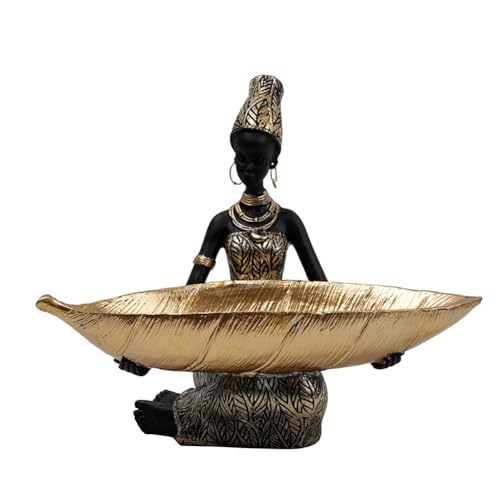 ClAZTyict Tablett Aus Kunstharz mit der Aufschrift „Schwarze - Luxuriöse Wohndekoration für das Wohnzimmer, Süßigkeitenhalter, Behälter, Tischdekoration, Obstschale, Ornamente ClAZTyict Tablett Aus Kunstharz mit der Aufschrift „Schwarze - Luxuriöse Wohndekoration für das Wohnzimmer, Süßigkeitenhalter, Behälter, Tischdekoration, Obstschale, Ornamente von ClAZTyict