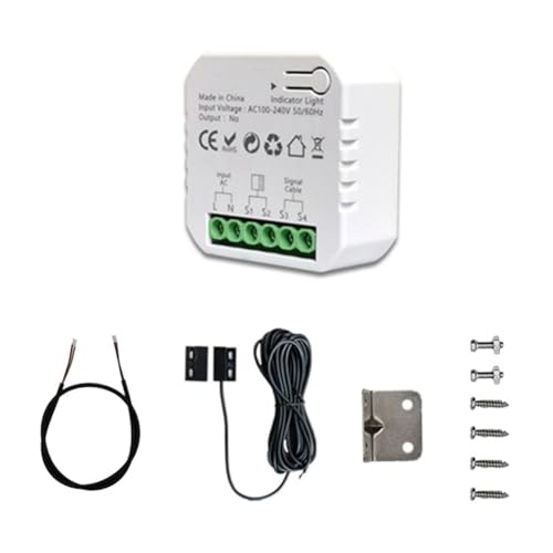 ClAZTyict Tuya Smart Life WLAN-Garagentoröffner-Controller mit Sensor-App-Fernbedienung, Passend für Home, EU-Stecker, Langlebig, Einfache Installation ClAZTyict Tuya Smart Life WLAN-Garagentoröffner-Controller mit Sensor-App-Fernbedienung, Passend für Home, EU-Stecker, Langlebig, Einfache Installation von ClAZTyict