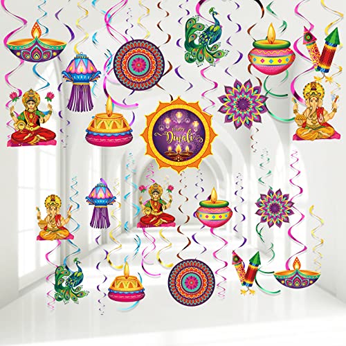 51 Happy Diwali Hängende Wirbel Diwali Licht Party Hängend Strudel Deepavali Party Hängende Dekoration Diwali Festival Dekoration für Indisches Diwali Deepavali Licht Festival Party Zubehör 51 Happy Diwali Hängende Wirbel Diwali Licht Party Hängend Strudel Deepavali Party Hängende Dekoration Diwali Festival Dekoration für Indisches Diwali Deepavali Licht Festival Party Zubehör von Clabby