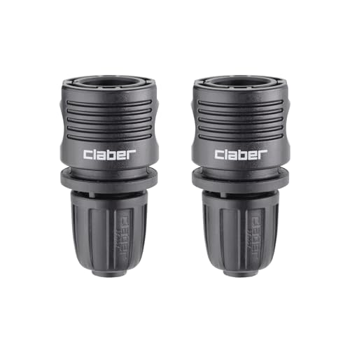 Claber 2 Stück Schlauchverbinder Klemmverbinder 91009 mit Schnell-Klickkupplung Claber 2 Stück Schlauchverbinder Klemmverbinder 91009 mit Schnell-Klickkupplung von Claber