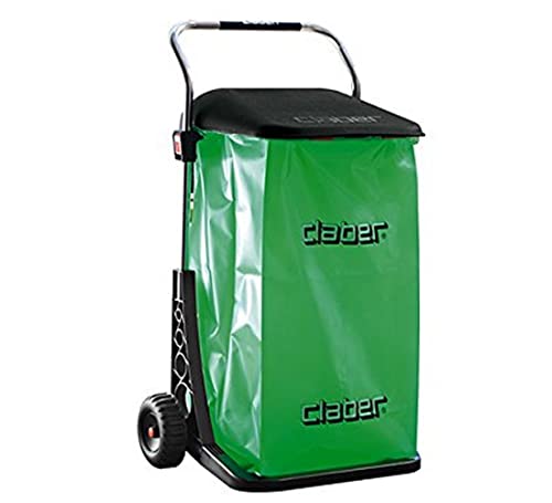 Claber 54019 8934 Carrycart, Fahrbarer Abfallsackständer, Schwarz von Claber