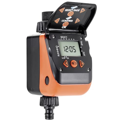 Claber Aquauno Video-6 Plus, Automatischer EIN-Wege-Bewässerungscomputer von Claber
