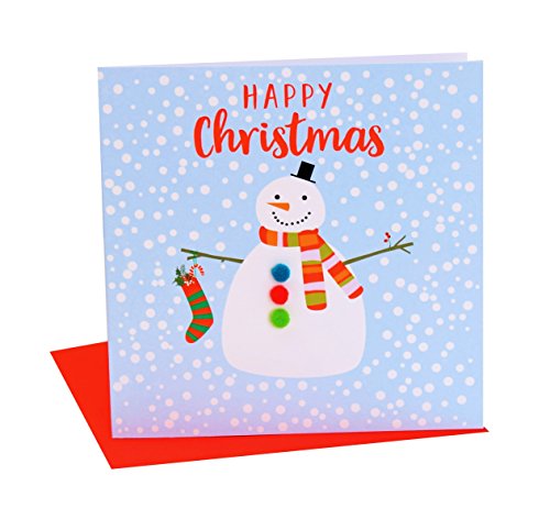 Claire Giles xp109 "Schneemann" Happy Christmas Card von Claire Giles