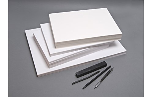 Clairefontaine 1706C Skizzenpapier (200 g, DIN A3, 29,7 x 42 cm, 250 Blatt, ideal für Künstler oder die Schule) weiß von Clairefontaine
