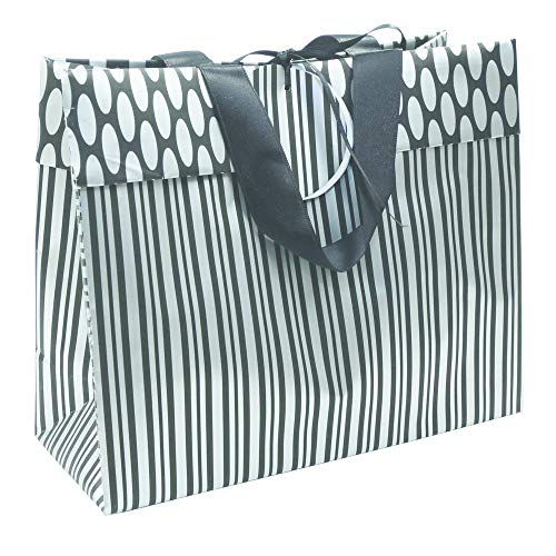 Clairefontaine 201846C Geschenktüte Recto-verso in Großformat, Schwarz/Silber, L von Clairefontaine