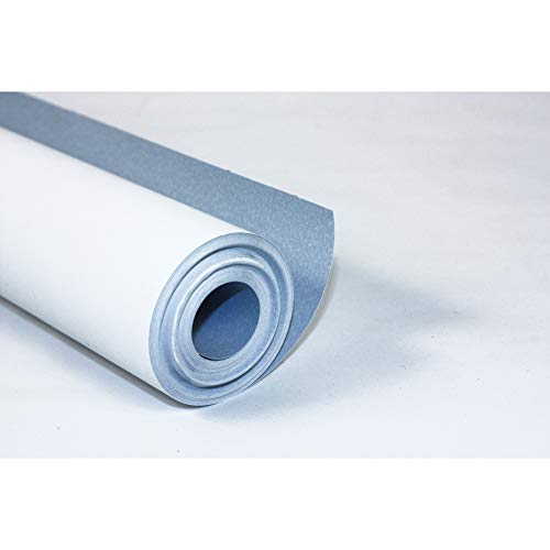 Clairefontaine 34163C Rolle Malpapier (120 g, 100 x 0,50 m, ideal für Gruppenaktivitäten) 1 Rolle weiß/blau von Clairefontaine