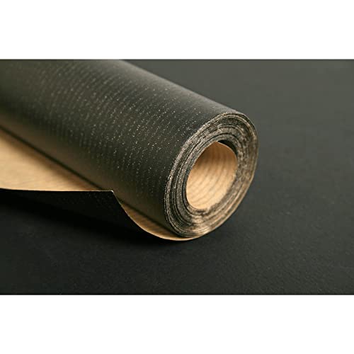Clairefontaine 395729C Rolle Kraftpapier (60 g, 10 m x 1 m, ideal für Verpackungen und Skizzen) schwarz von Clairefontaine