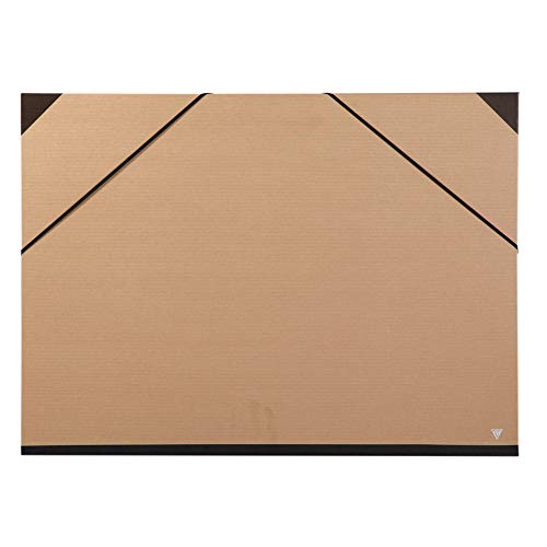 Clairefontaine 44400C Zeichenmappe Kraft mit Gummizug rücken 30 mm, innen: 50 x 70 cm, außen: 52 x 72 cm, braun Clairefontaine 44400C Zeichenmappe Kraft mit Gummizug rücken 30 mm, innen: 50 x 70 cm, außen: 52 x 72 cm, braun von Clairefontaine