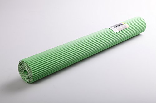 Clairefontaine 451021C Rolle Wellpappe Maxi (2 x 0,70m, 175g, ideal für Bastelprojekte) 1 Rolle grün von Clairefontaine