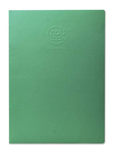 Clairefontaine 6032C Skizzenheft Crok'Book DIN A4 in Hochformat (90g, 24 Blatt, ideal zum Skizzieren, Notieren oder Zeichnen) 1 Stück farbig sortiert von Clairefontaine