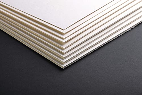 Clairefontaine 93963C Packung (mit 10 Holzkartons, 60 x 80 cm, 2,5 mm, 1375 g, ideal für Modellbau, leicht und glatt, 100% Zellulose) 10er Pack beige von Clairefontaine