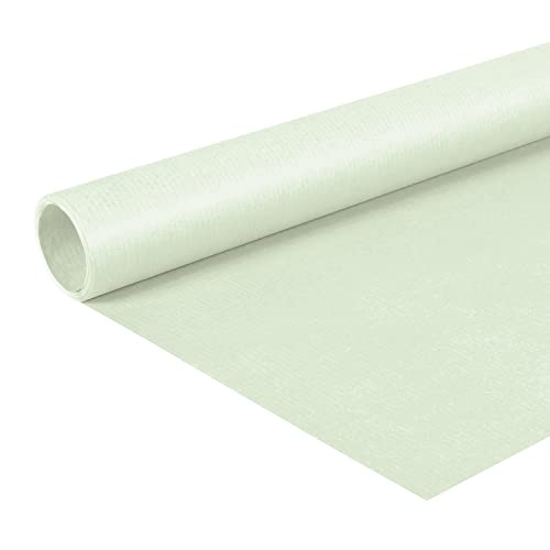 Clairefontaine 95721C - Rolle farbiges, gerilltes Kraftpapier 65g, Rolle 3x0,70m, ideal für Bastelaktivitäten, DIY-Projekte & zum Einpacken von Geschenken, Recycling Kraftpapier, Grün, 1 Rolle von Clairefontaine