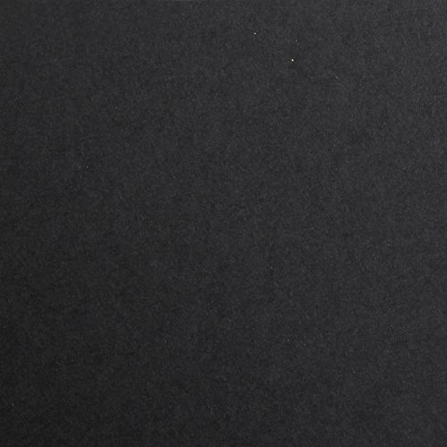 Clairefontaine 97350C Tonzeichenpapier Maya (DIN A4, 21x29,7cm, 120 g, ideal für Trockentechniken, 25 Bögen) schwarz von Clairefontaine
