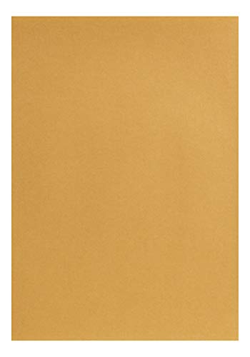 Clairefontaine 97380C - Packung mit 25 Bögen Premium Zeichenpapier, DIN A4, 21 x 29.7 cm, 120g, glatt, ideal für Trockentechnik und Einrahmen, Gold von Clairefontaine