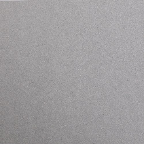 Clairefontaine 97962C Packung (mit 25 Bögen Zeichenpapier Maya, DIN A1, 59,4 x 84 cm, 270g, glatt, ideal für Trockentechnik und Einrahmen) grau von Clairefontaine