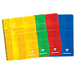 Clairefontaine Notizbuch DIN A5+ Kariert Spiralbindung Pappe Blau Nicht perforiert 180 Seiten von Clairefontaine
