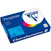 Clairefontaine Kopierpapier Trophée karibischblau DIN A4 120 g/qm 250 Blatt Clairefontaine Kopierpapier Trophée karibischblau DIN A4 120 g/qm 250 Blatt von Clairefontaine