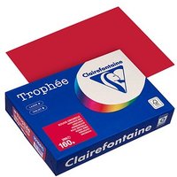 Clairefontaine Kopierpapier Trophée kirschrot DIN A4 160 g/qm 250 Blatt Clairefontaine Kopierpapier Trophée kirschrot DIN A4 160 g/qm 250 Blatt von Clairefontaine