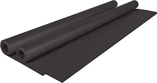 Clairefontaine Kraftpapier für Geschenke und zum Basteln (Schwarz, 2 Rollen 10 x 0,70m) von Clairefontaine