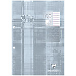 Clairefontaine Notizbuch DIN A4 Liniert Geleimt Hellgrau Perforiert 200 Seiten 100 Blatt von Clairefontaine